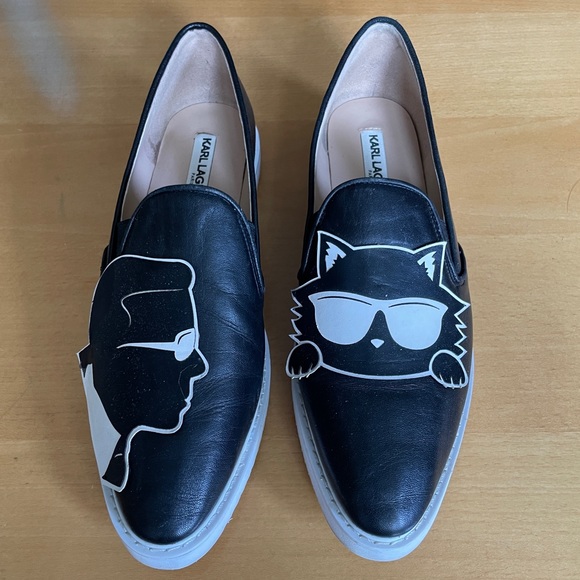 Karl Lagerfeld Cat slip on shoes - Picture 2 of 9